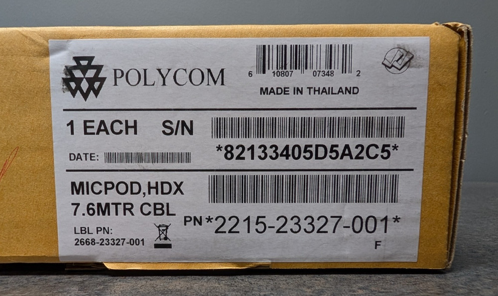 Polycom HDX Microphone Array P/N: 2215-23327-001