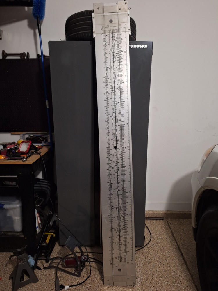 Giant Six 6 Foot Plus Slide Rule Physics Math Engineering