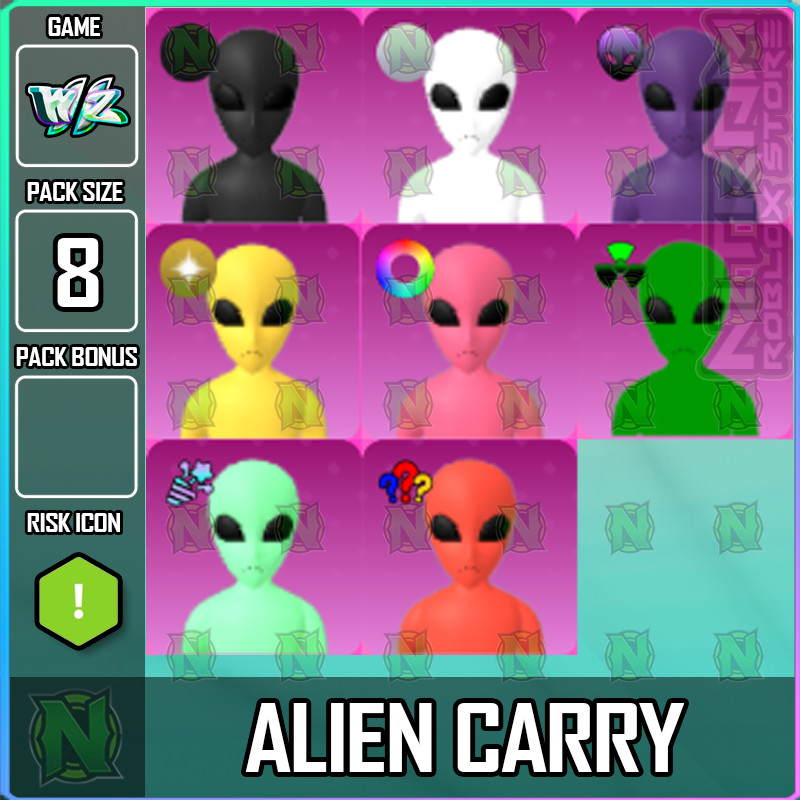 World Zero WZ - 8 PACK - ALIEN CARRY MOUNT