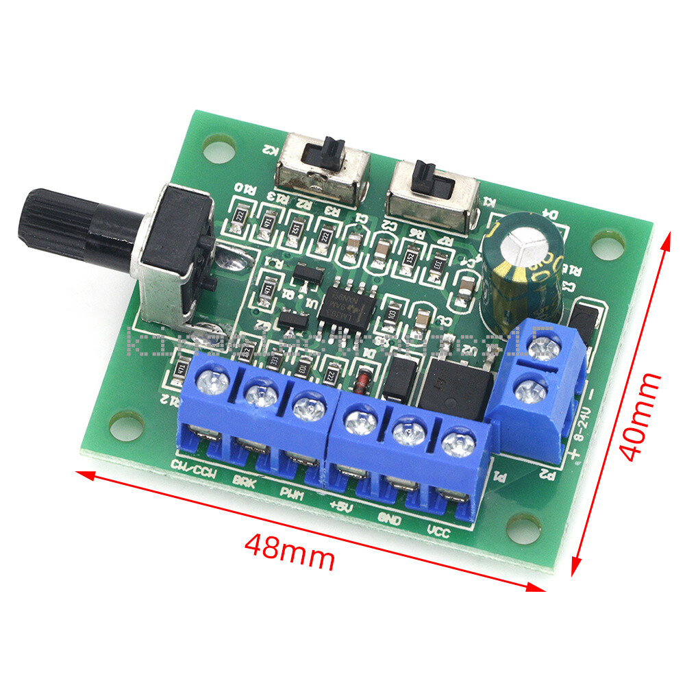 DC8-24V Brushless DC Motor Speed Controller Driver PWM Speed Control Board
