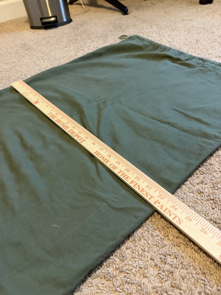 Military Olive Green Drawstring Bag