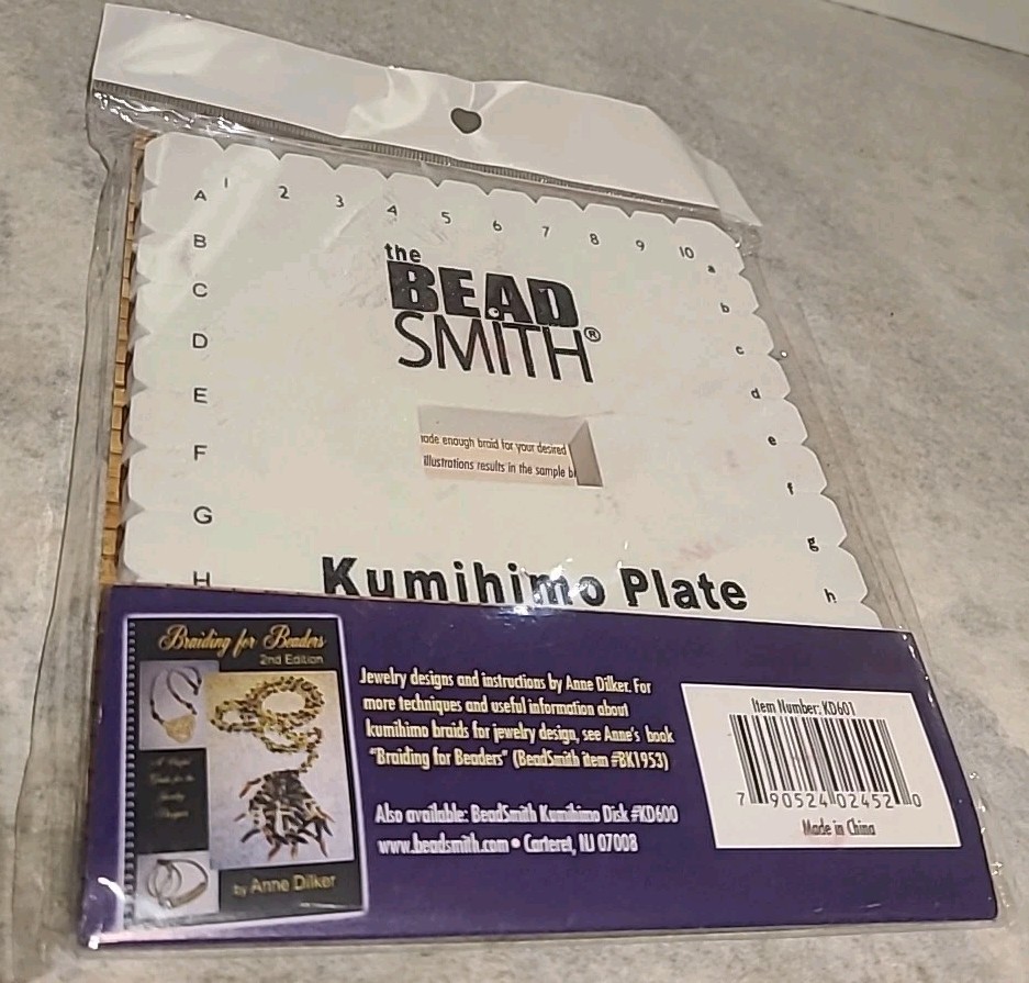 Kumihimo Plate 6 inch Diameter Beadsmith Unopened