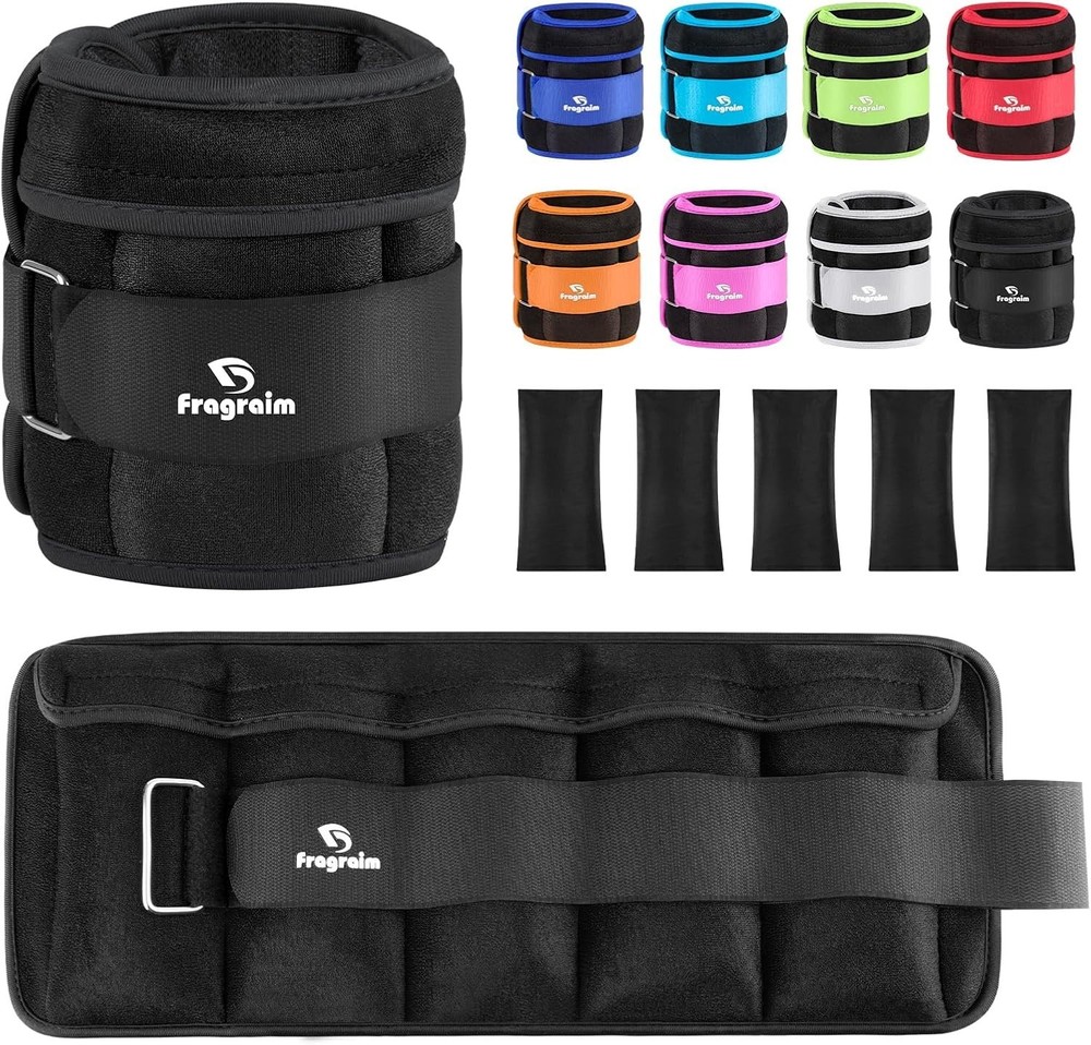 Adjustable Ankle Weights 3 LBS Pair – Comfortable for All Workouts