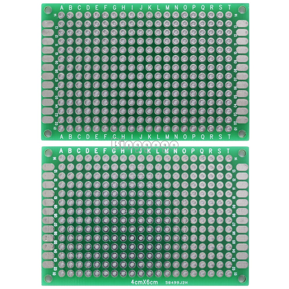 5pcs Double Side Prototype PCB Tinned Universal Breadboard 4x6cm 40mmx60mm FR