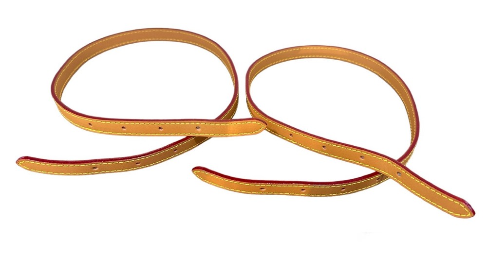 For Louis Vuitton Vachetta Leather Strap Replacement Bucket PM & GM Adjustable