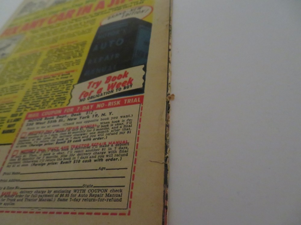 Official Mag Corp Comics Code Battle Ground #9 1956 Comic Book VG- 3.5