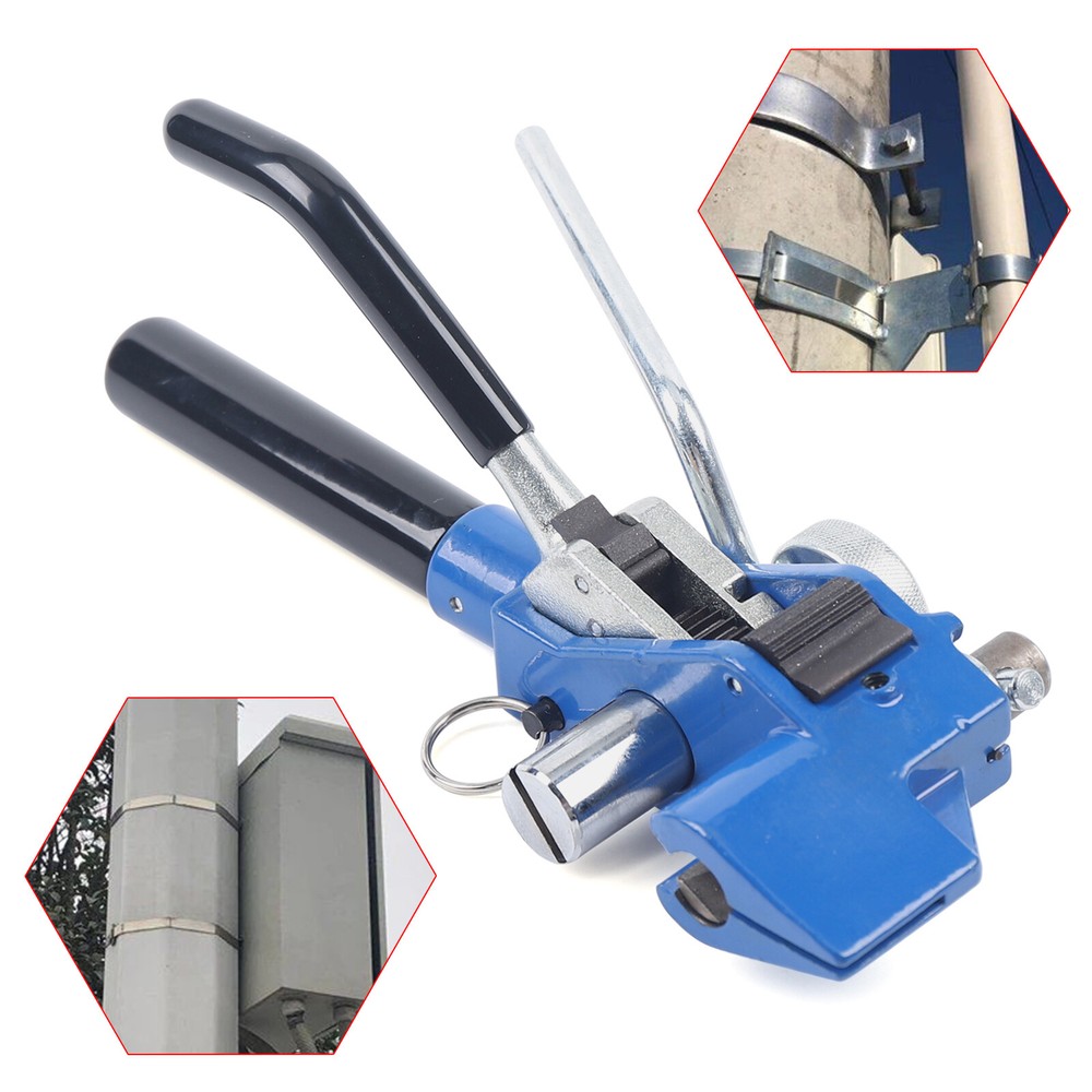 Steel Band Strapping Pliers Tool Packer Strapper Wrapper Cable Tie Tool Selflock