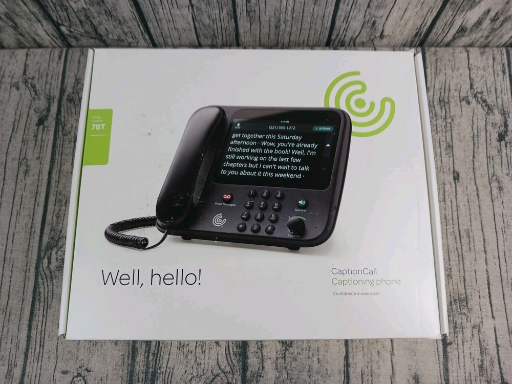 CaptionCall Model (78T) Captioning Phone: Life Is Calling - Pre-Owned, Excellent