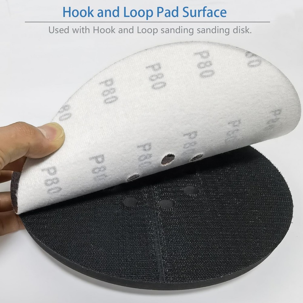 9 Inch 8 Hole Drywall Sanding Pad for Sander, Replacement Backing...