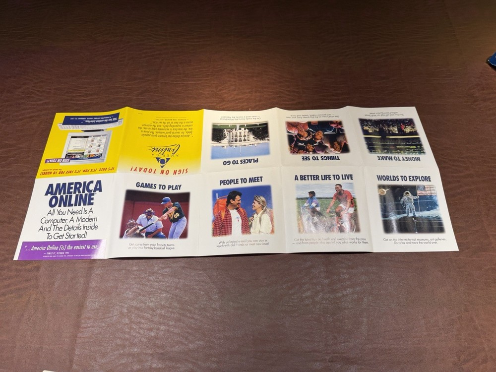 Vintage AOL for Windows 2.5 Floppy Program Disk For Windows 1996