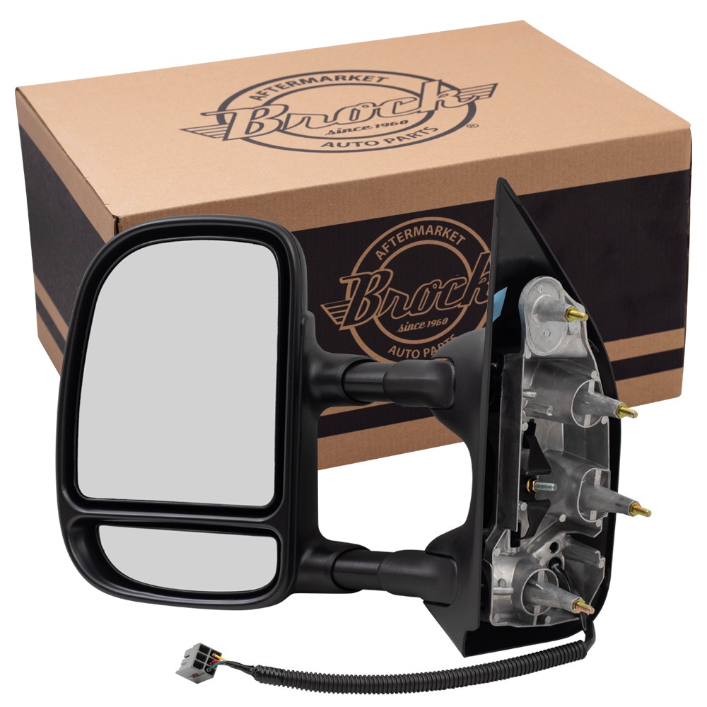 Fits 2002 E-150 Econoline Power Towing Mirror Extendable Left 7C2Z17683CA