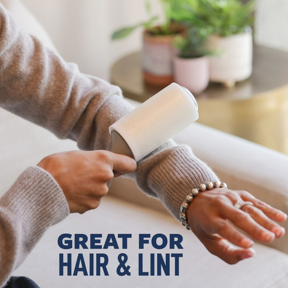 Scotch-Brite Lint Roller Twin Pack, 2 Rollers, 65 Sheets Per Roller, 130 Sheets