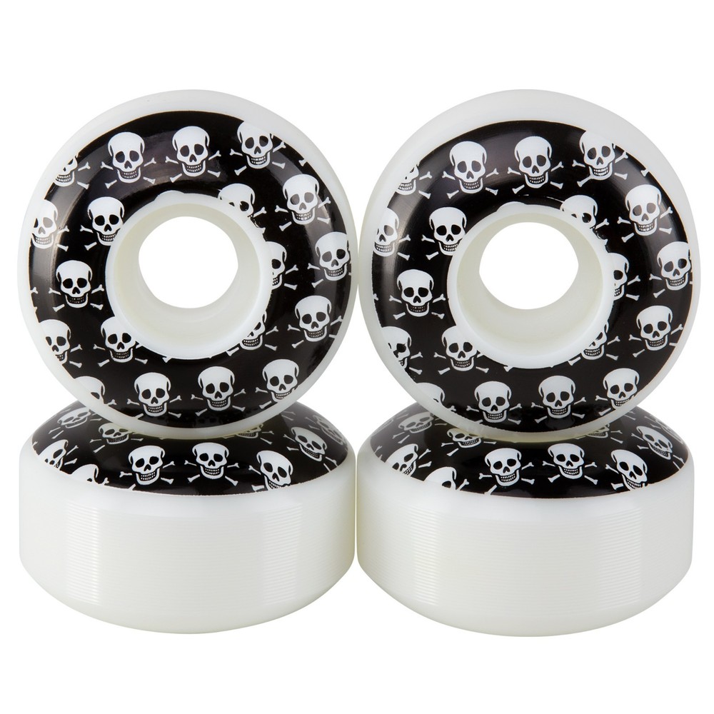 Cal 7 52mm Graphic Skateboard Wheels + Cal 7 Bearings