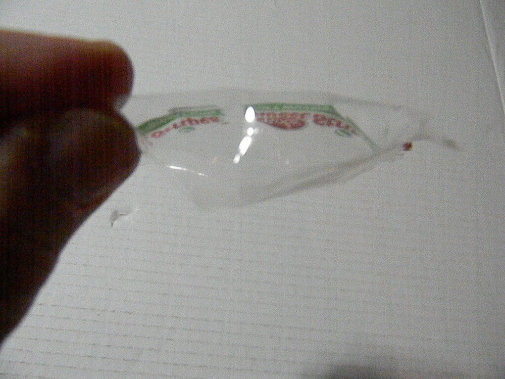 1 BOB'S SWEET STRIPES SOFT WINTERGREEN CANDY SEALED WRAPPER ERROR! NO CANDY!