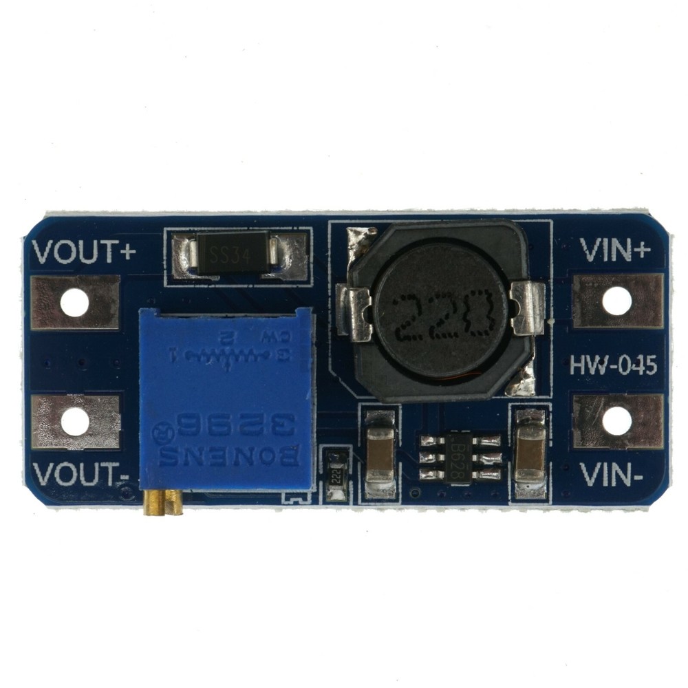 MT3608 DC-DC Adjustable Step Up Converter Power Supply, 2 Amp