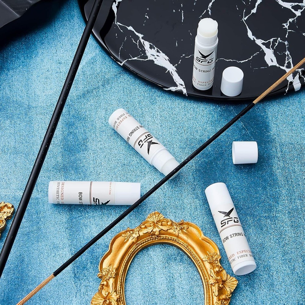 6 Pieces Bow String Wax Protective Rail Lube Bowstring Crossbow...