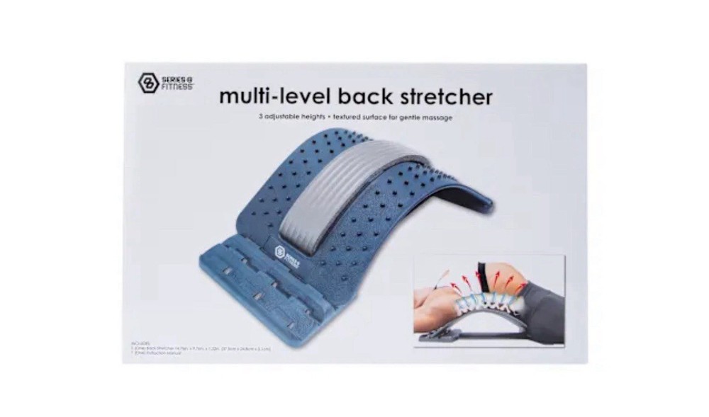Multi-Level Back Stretcher For Pain Relief And Flexibility.