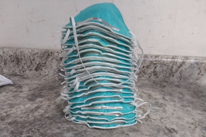 3M 1860 20 Pk Size Medium Green Disposable Respirator