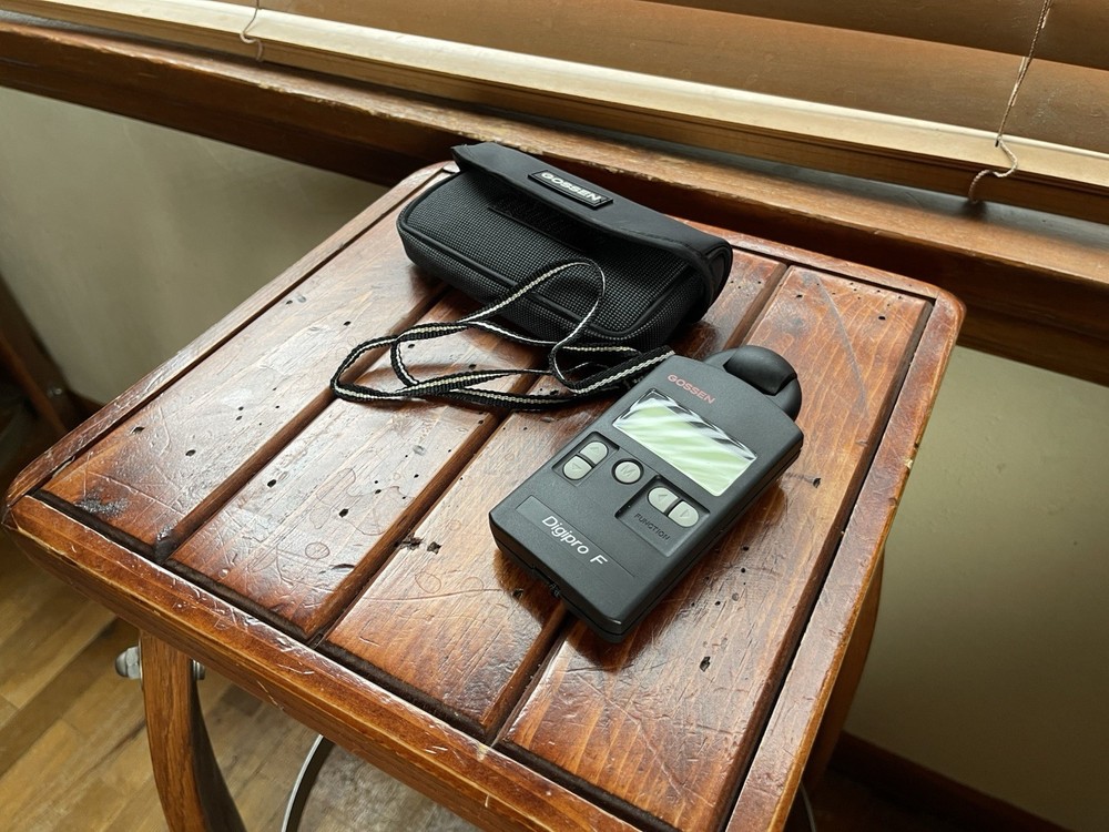 Gossen Digipro F Digital Light Meter Model 594063 with Case