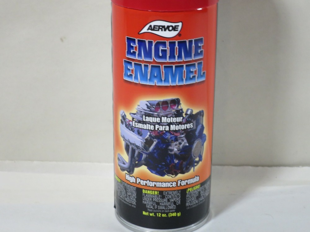 Aervoe 550 Engine Enamel Paint Ford Red 12oz Can