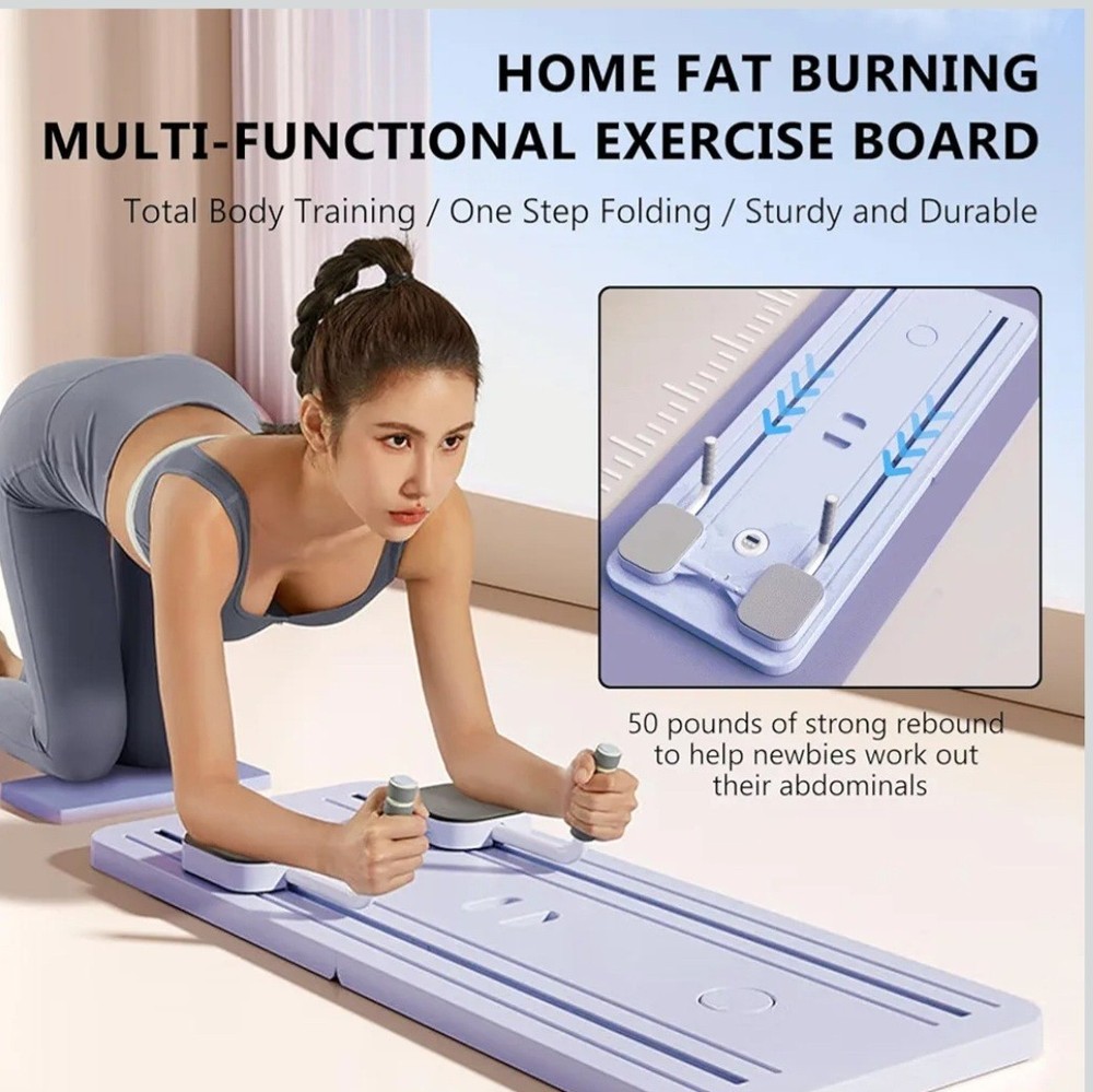 Abdominal Board Ab Roller Multifunctional Total Workout Fat Burn Home Exercise