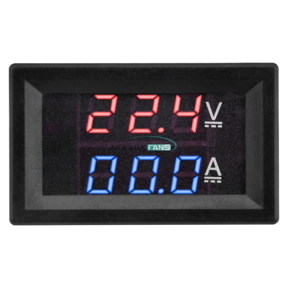 DC 100A Voltmeter Ammeter Volt Amp Meter Voltage Current Tester with Shunt