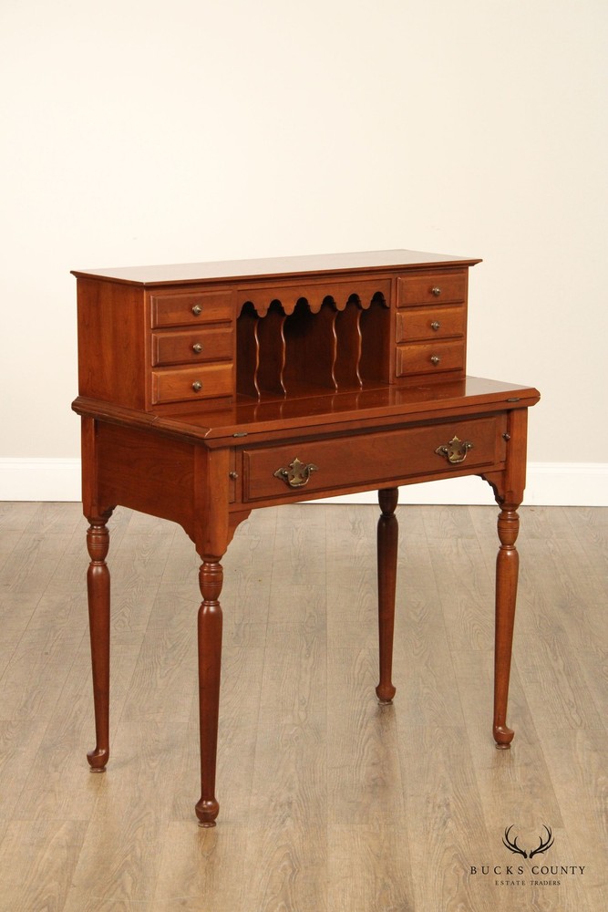 Ethan Allen Traditional Cherry Writing Desk