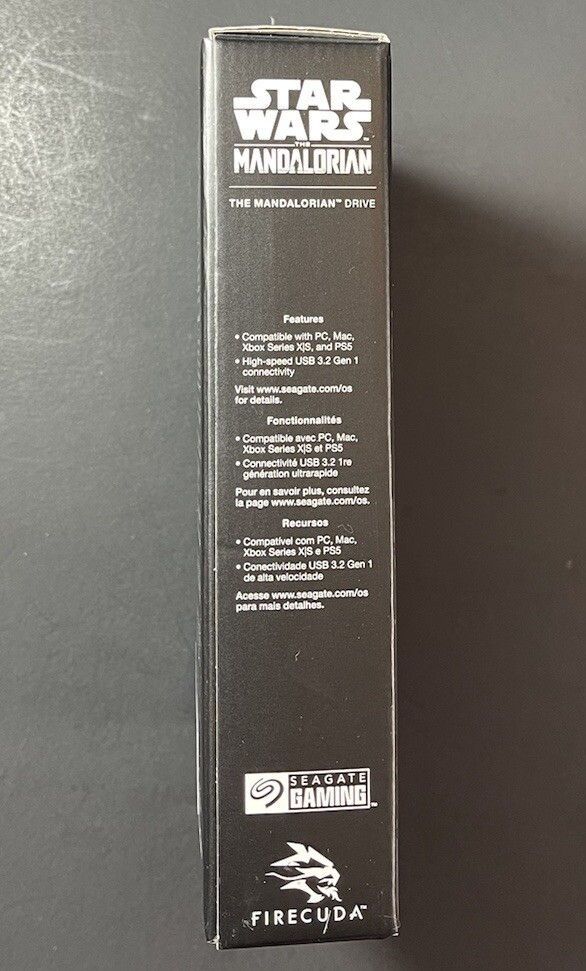 Seagate FireCuda External Gaming Hard Drive 2TB [ Star Wars Mandalorian ] NEW