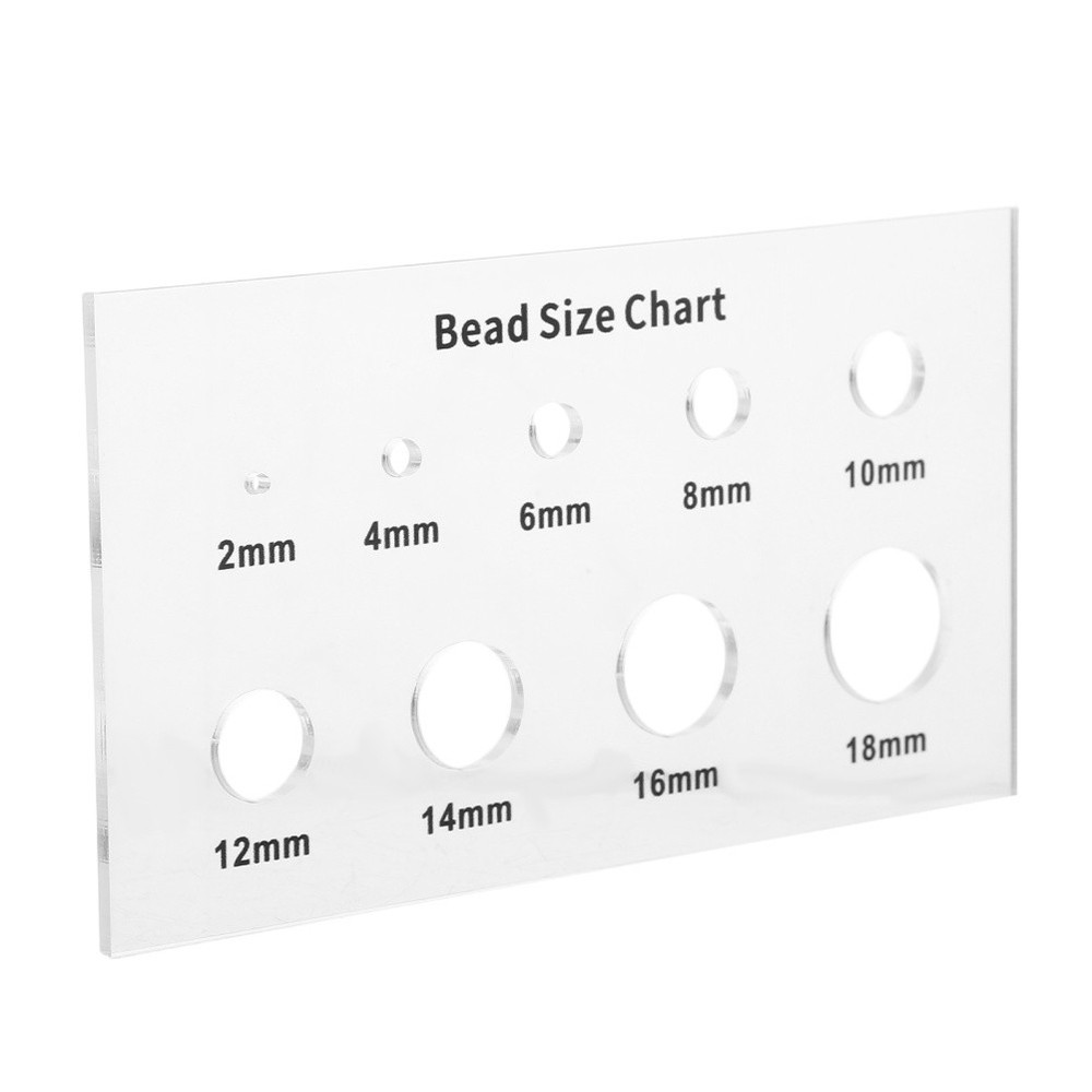 Bead Measuring Tool Tools for Crafts Measurer Crystal Size Template