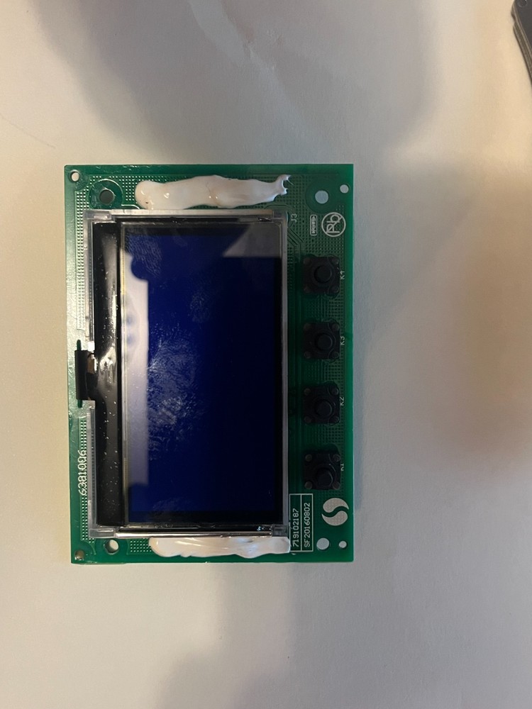 Water Softener 6381006 PCB Display for Runxin F-79B & 82B LCD Display Code (968)