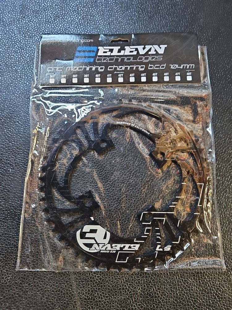 ELEVN FLOW CHAINRING 104MM 50T BLACK