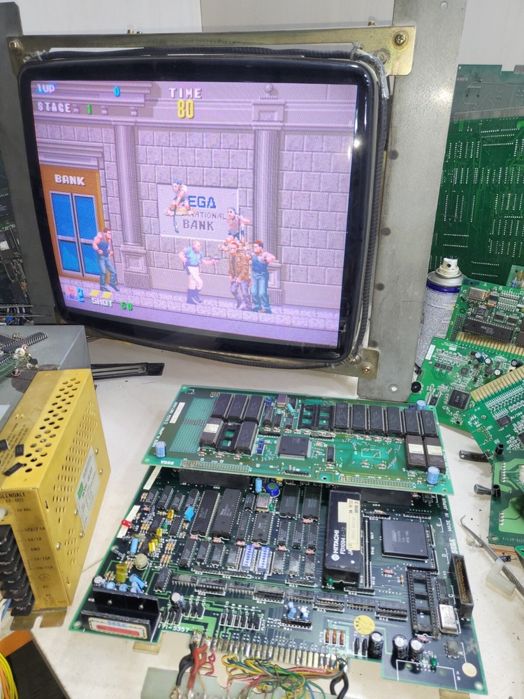 Original Sega E-Swat Arcade PCB Board Tested Working 100%