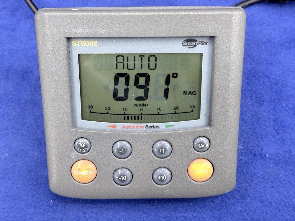 Raymarine ST6002 FLUSH MOUNT Auto Pilot Control Head Display - NEW LCD SCREEN!