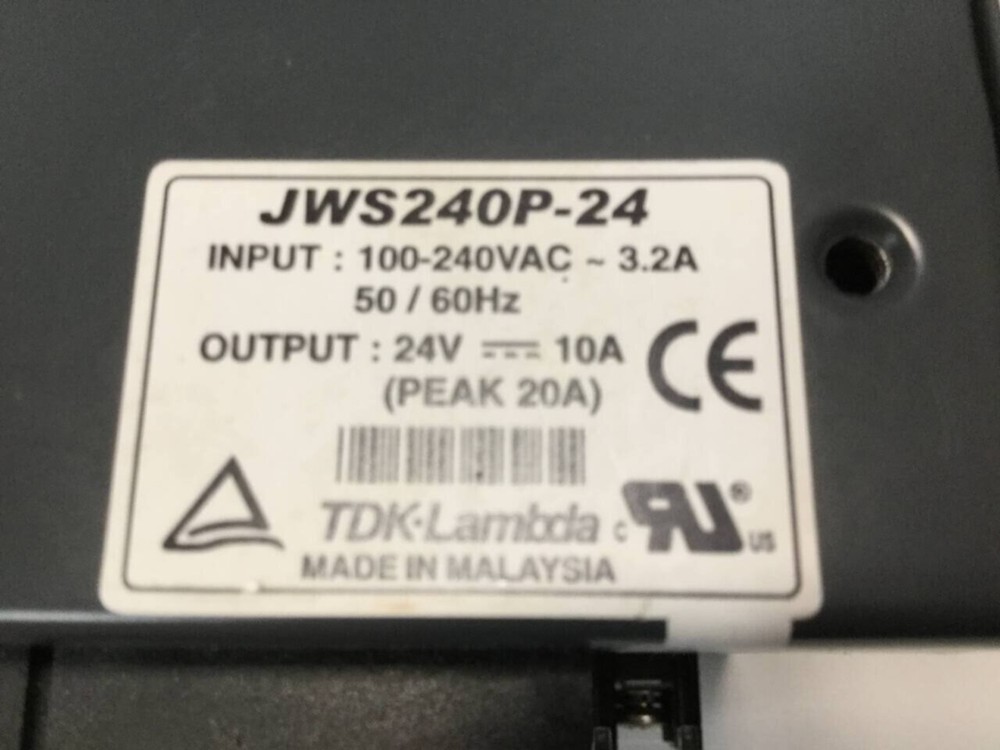 TDK-LAMBDA Power Supply JWS240P-24 Used #97967