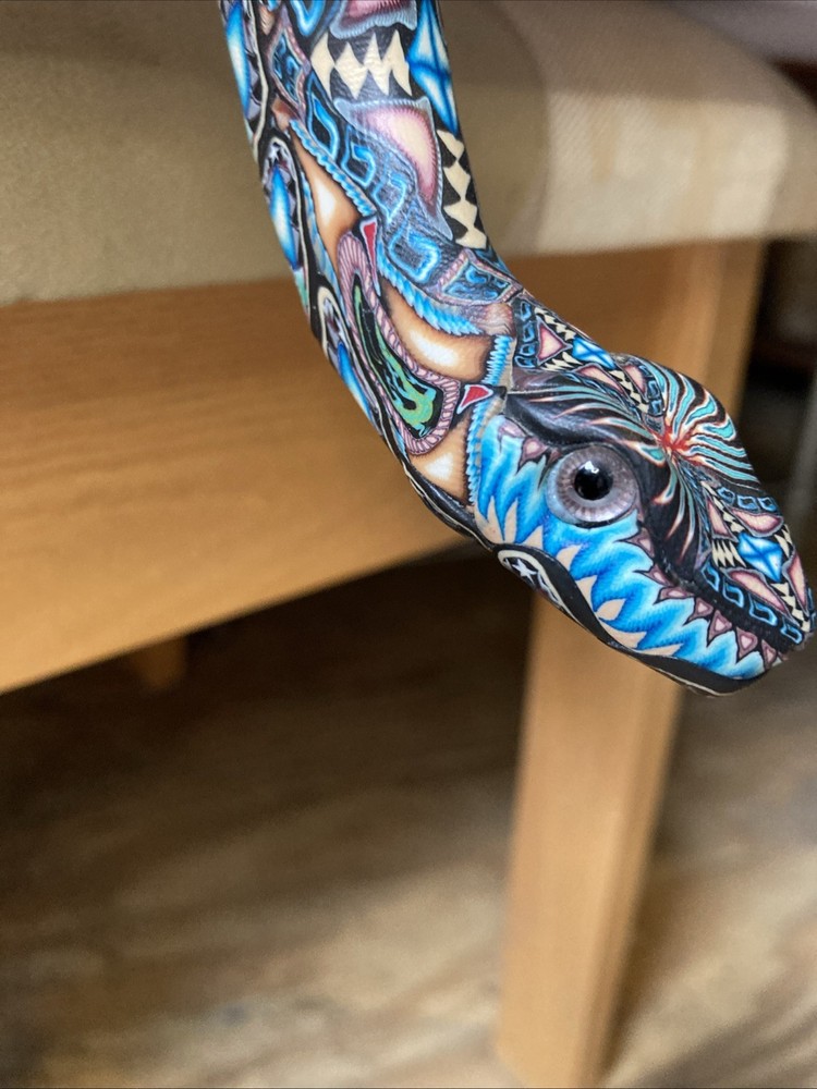 POLYMER CLAY SNAKE SCULPTURE