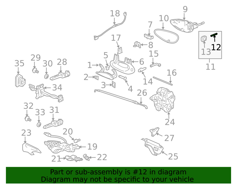 Genuine Porsche Transmitter 986-637-243-04
