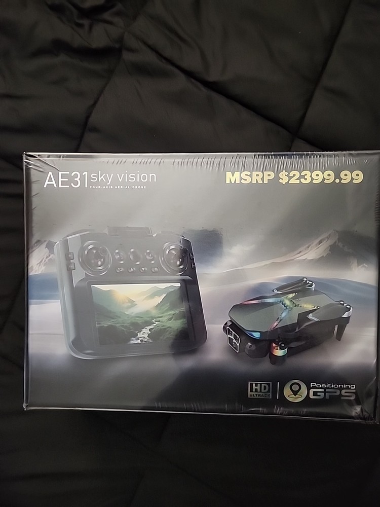 AE31 Sky Vision GPS Built In Screen Brushless Long Range Drone RTF 46min Flight