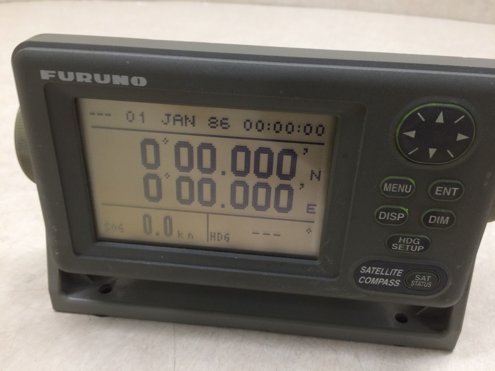 Furuno Satellite Compass Display Head V2.01 GPS SC-502 Screen Button Mount