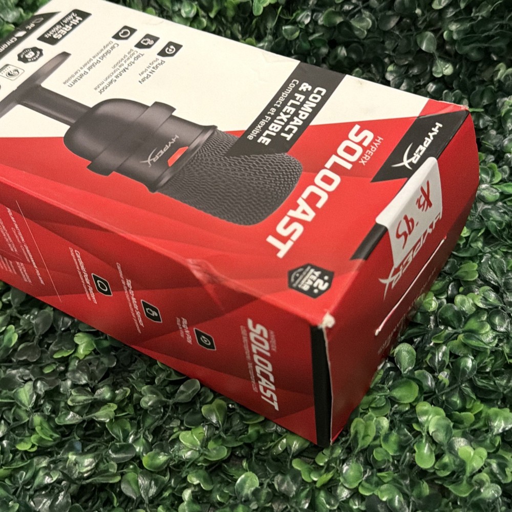 HyperX SoloCast – USB Condenser Gaming Microphone, for PC, PS4, PS5 and Mac