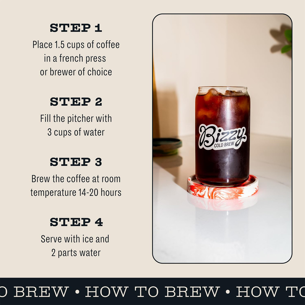 Cold Brew Coffee | Decaf Blend | Water Process | Coarse Ground Coffee | Micro Si