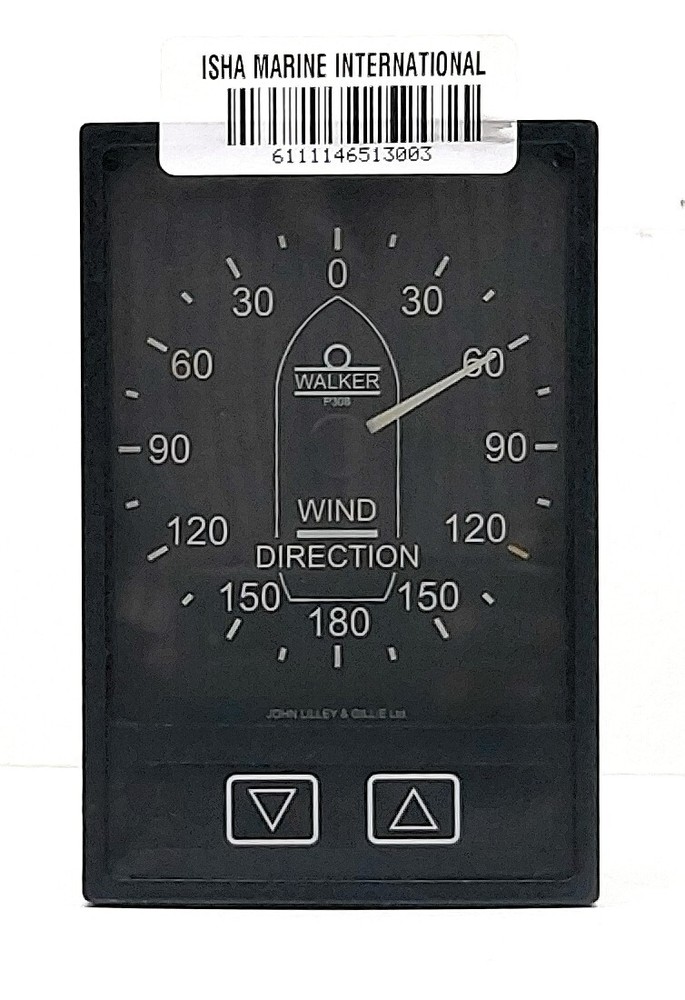 Walker Anemometer P308 Black Wind Direction & Speed Meter