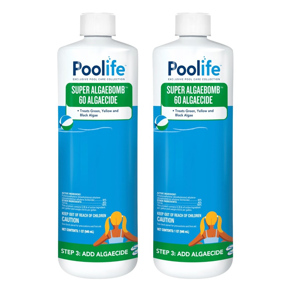 Poolife Super AlgaeBomb 60 (1 qt) ( 2 Pack )