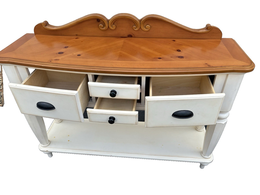 66890 Modern Country Buffet Sideboard Server Cabinet