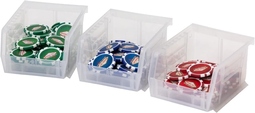 30210 AkroBins Plastic Storage Bins, Space-Saving Stackable Bins for Garage, ...