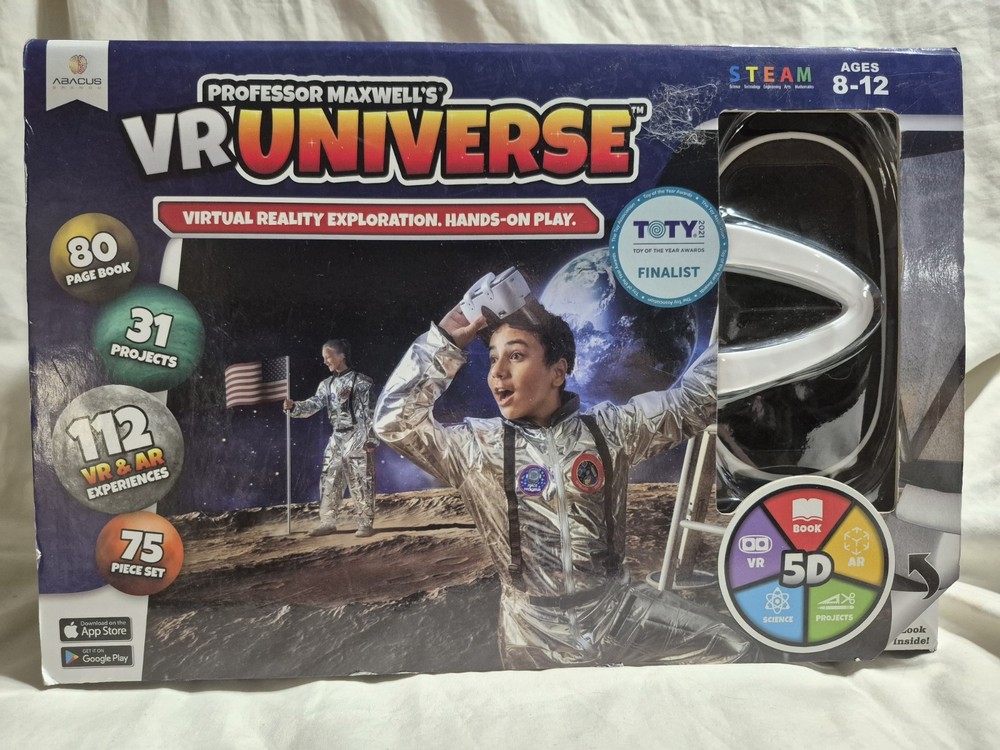 Professor Maxwell's Virtual Reality Universe Exploration Interactive Science Lab