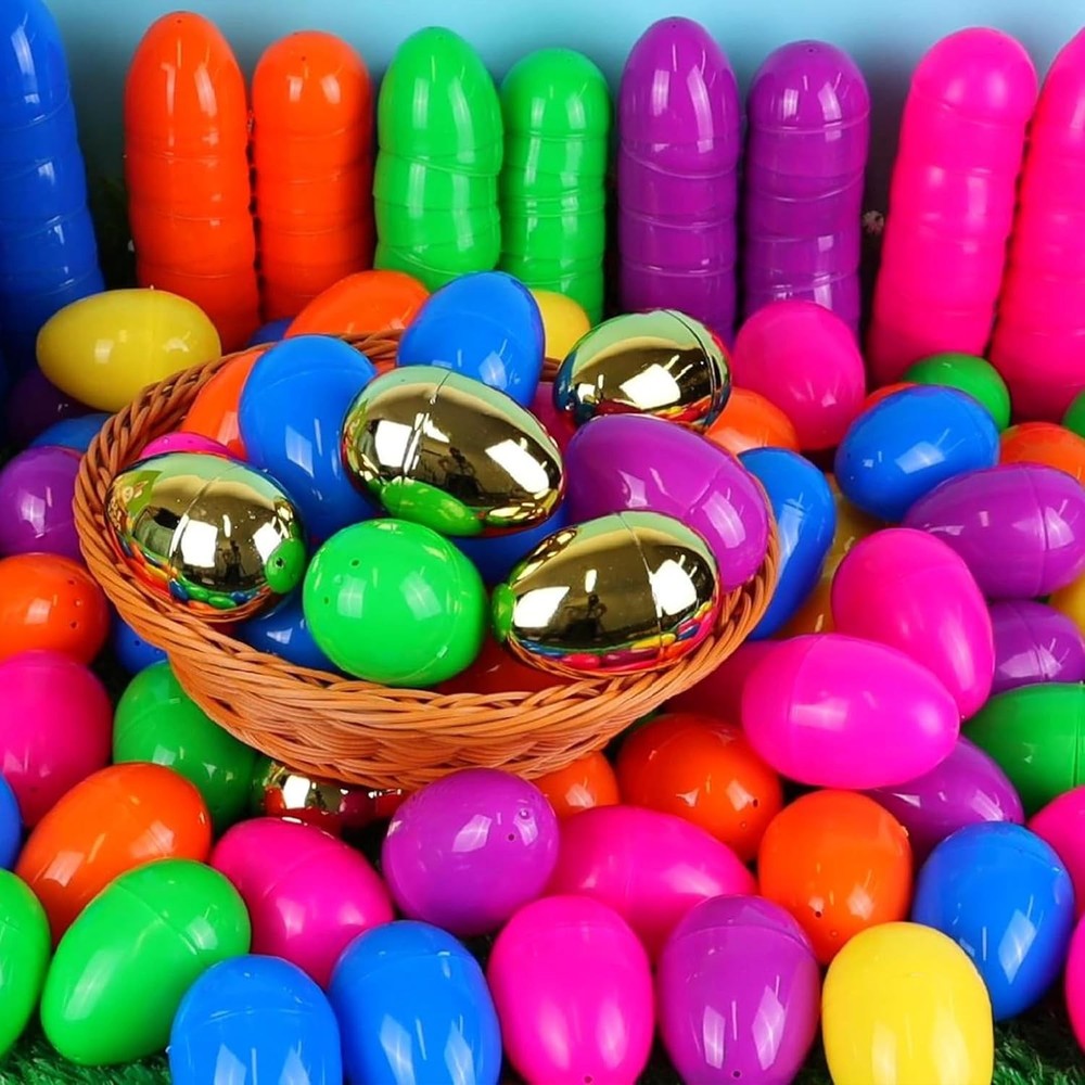 1000 Pack Easter Eggs Bulk Include 12 Surprise Golden Egg