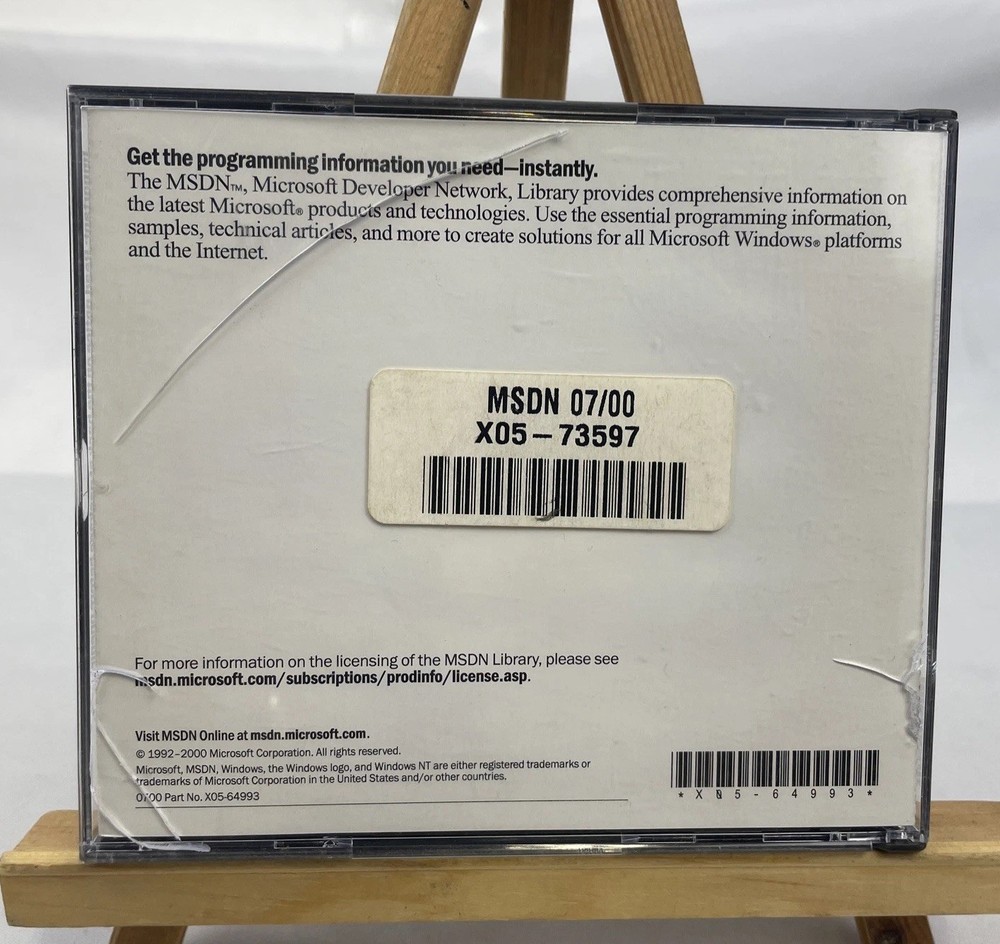 Microsoft MSDN library July 2000
