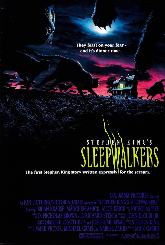 SLEEPWALKERS / Stephen King 1991 Movie Script Screenplay, supernatural creatures