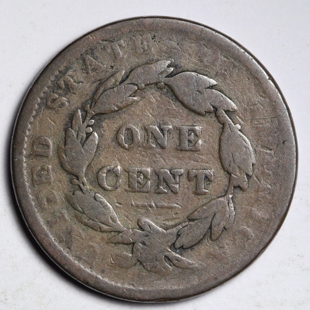 1838 Coronet Head Large Cent CHOICE E214 WNN