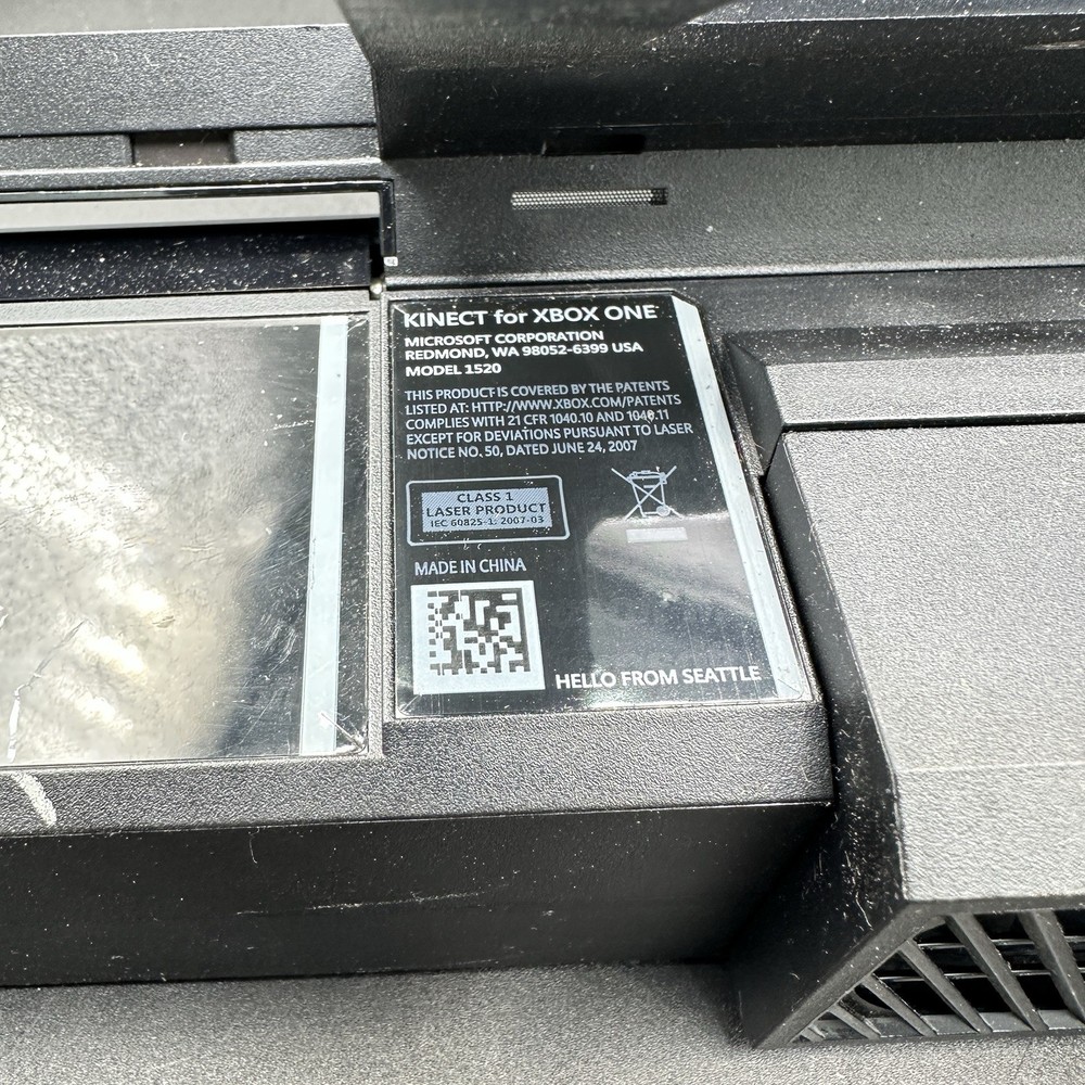 Microsoft Xbox One Kinect Camera Motion Sensor Bar Black Model 1520